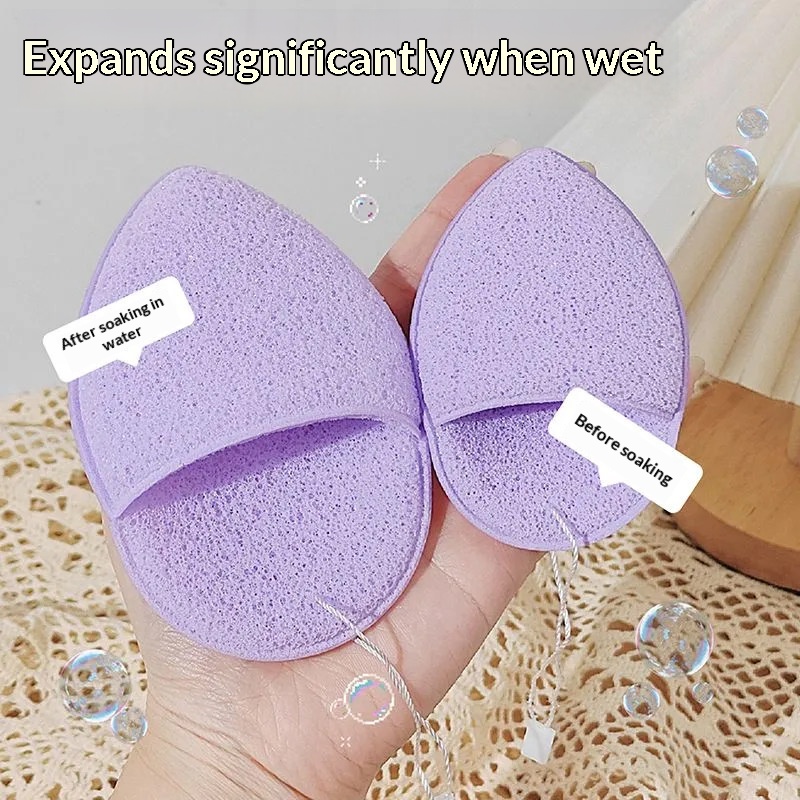Eco Sponge - Éponge faciale en forme de gant,