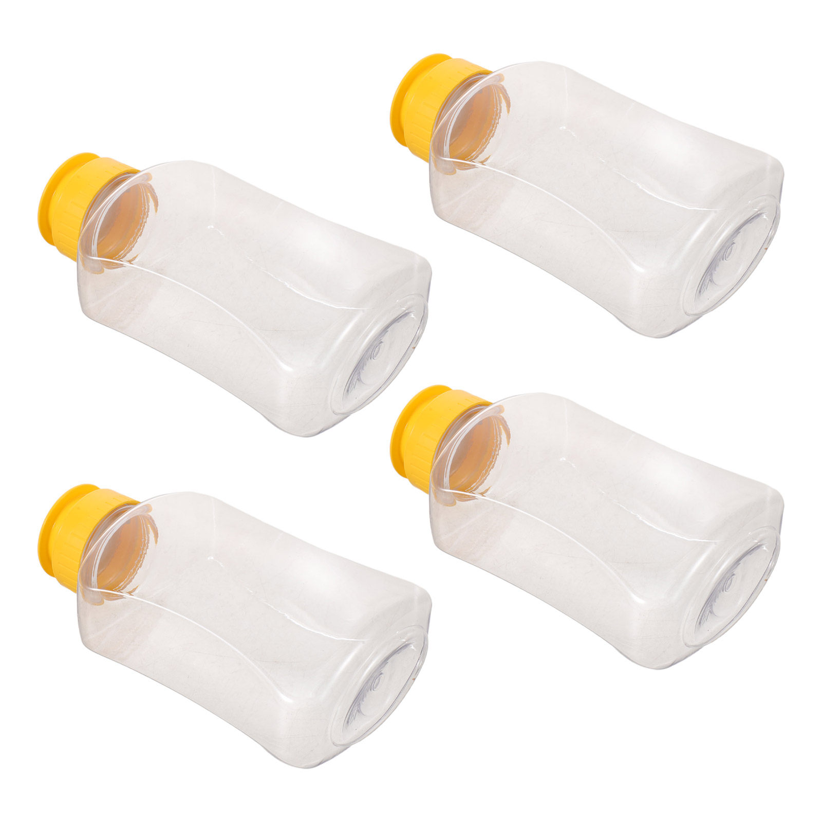 Reusable Bottle - 4 bouteilles de miel en plastique