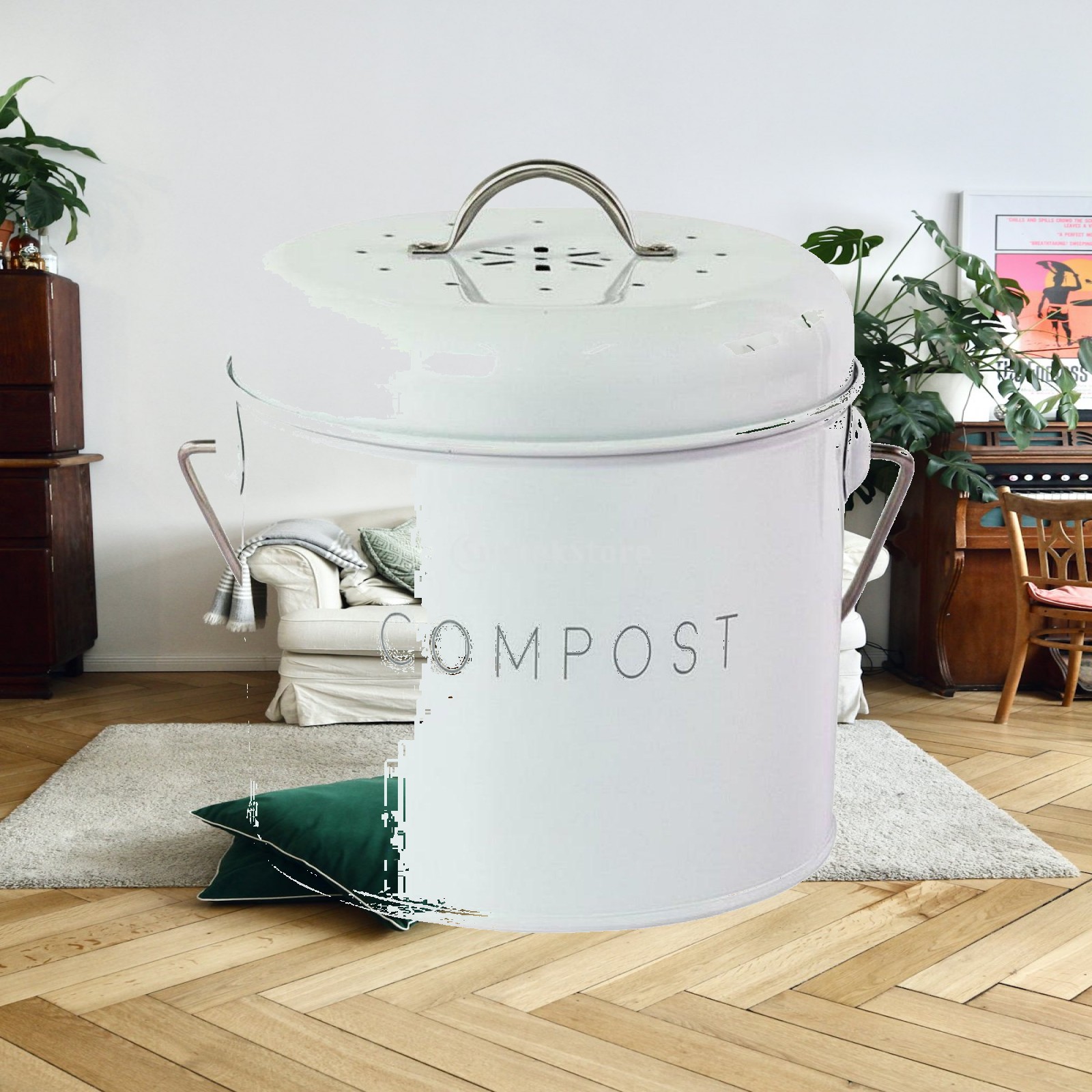 Compost Bin - Poubelle de bureau compacte pour la
