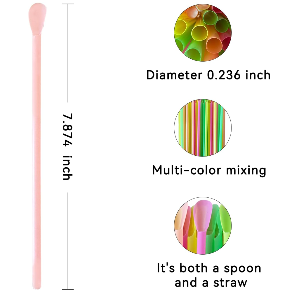 100 à 2000 pièces : cuillères  - Reusable Straw avis et prix