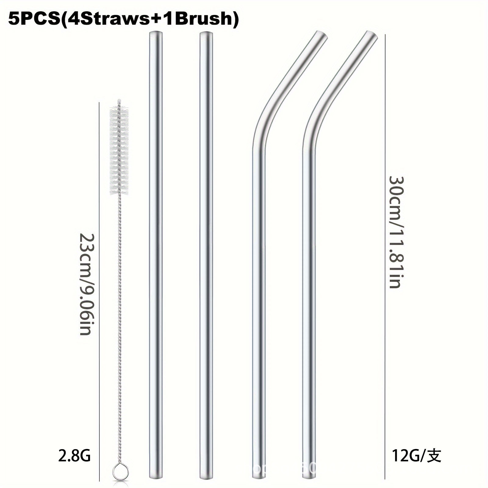 Pailles réutilisables en acier - Reusable Straw avis et prix