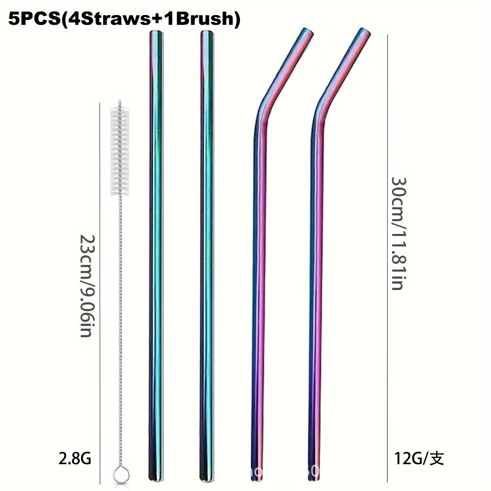 Pailles réutilisables en acier - Reusable Straw avis et prix