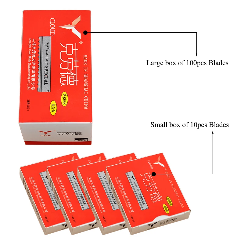 Meisha 50/100 pièces sécurité  - Safety Razor Handle avis et prix