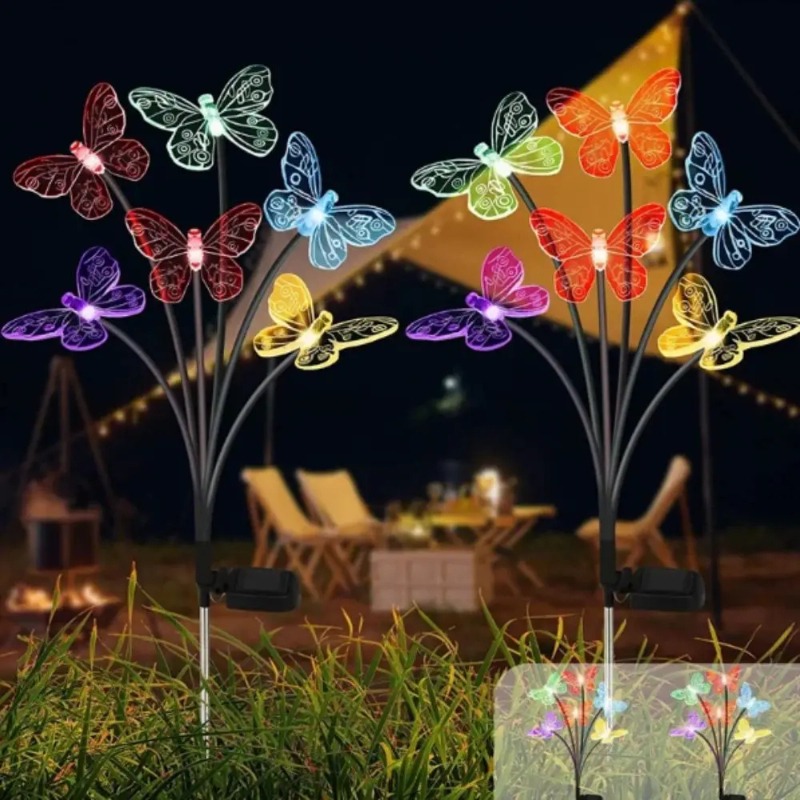 Lampes solaires en forme de pa - Solar Garden Light avis et prix