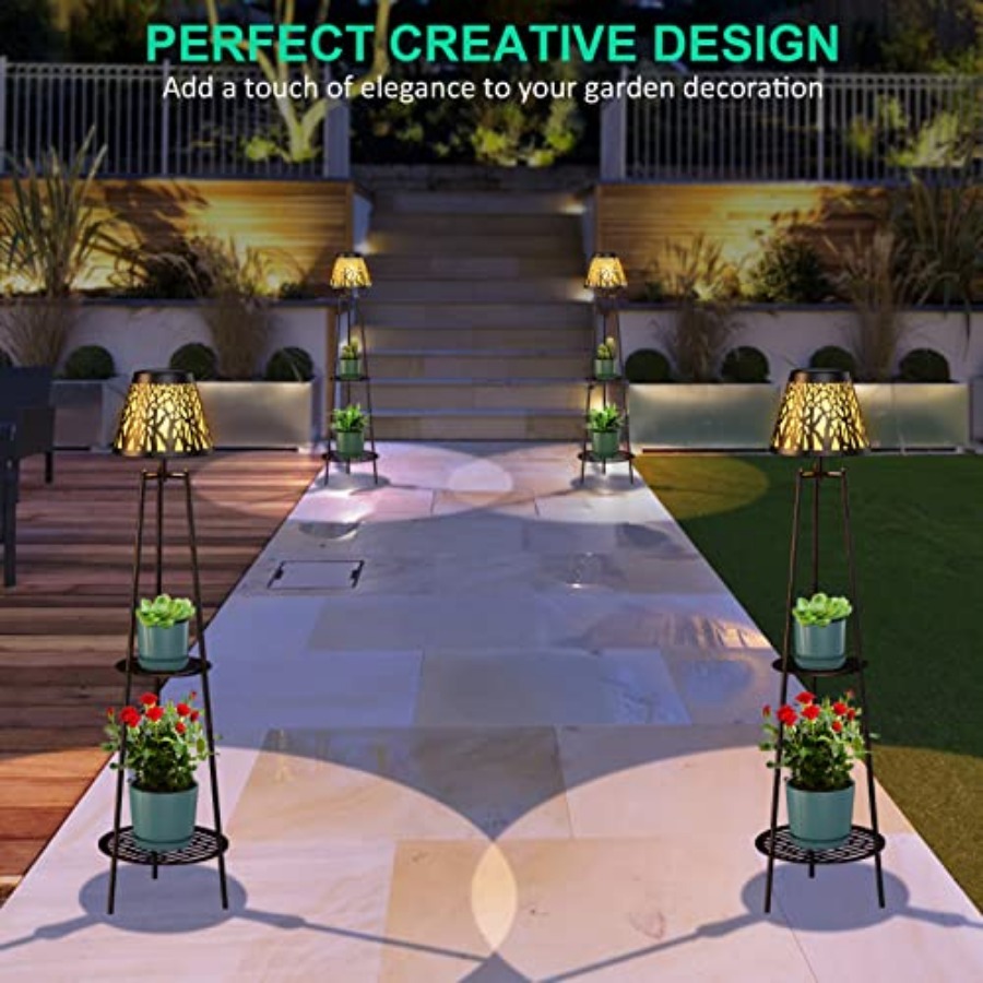 Lot de 2 lampes solaires d'ext - Solar Garden Light avis et prix