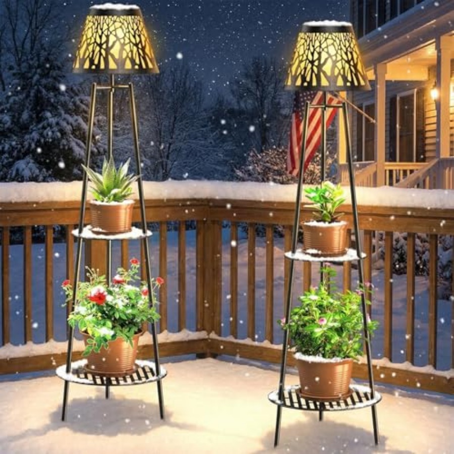 Lot de 2 lampes solaires d'ext - Solar Garden Light avis et prix