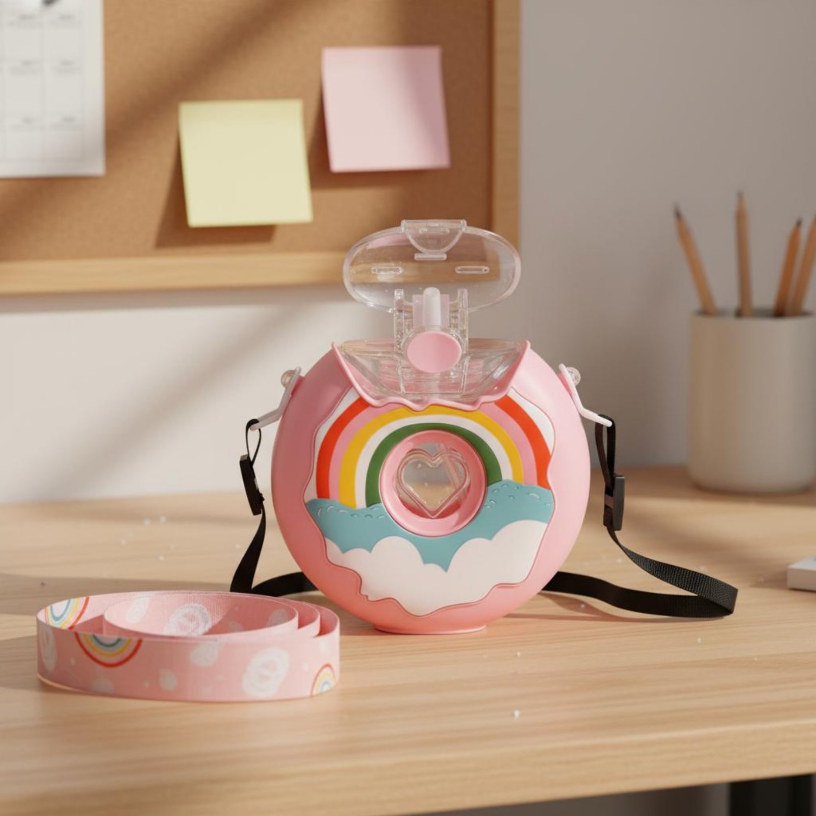 Bouteille d'eau Donut anti-fui - Reusable Straw avis et prix